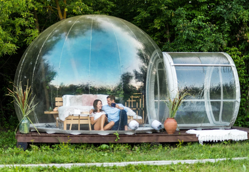 lawn bubble tent